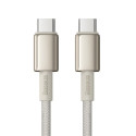 Baseus Tungsten Gold Fast Charging Data Cable Type-C to Type-C 100W 1m Titanium Galaxy Gold