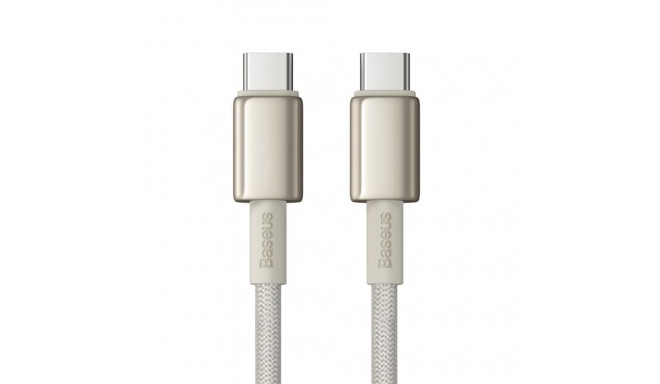 Baseus Tungsten Gold Fast Charging Data Cable Type-C to Type-C 100W 1m Titanium Galaxy Gold