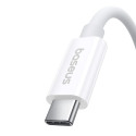 Baseus Superior Series 2 USB4 Full-Function Fast Charging Cable Type-C to Type-C 240W 1m Moon White