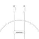 Baseus Superior Series 2 USB4 Full-Function Fast Charging Cable Type-C to Type-C 240W 1m Moon White