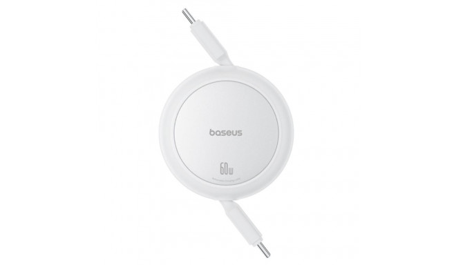 Baseus Free2Pull Mini Charging Cable USB-C to USB-C 60W 1m Moon White