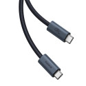Baseus Flash 2 USB4 Full-Featured Charging Cable USB-C to USB-C 240W 5.9ft Cluster Black