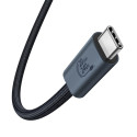 Baseus Flash 2 USB4 Full-Featured Charging Cable USB-C to USB-C 240W 5.9ft Cluster Black