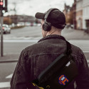 Divoom Pixoo Sling Bag Premium Laikapstākļu izturīga soma ar Led Pixel Art Displeju & App vadību Mel