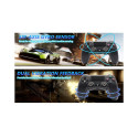 GameBox C1 Mängu konsool 4 / PC juhtmevaba Bluetoothi puldiga topeltmootoriga vibratsioon Must