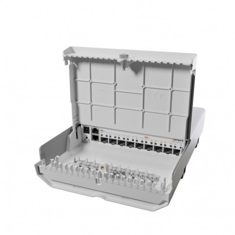 Mikrotik netFiber 9 Gigabit Ethernet (10/100/1000) Power over Ethernet (PoE), valge
