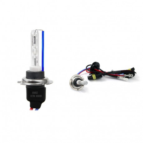 Żarówka ksenonowa żarnik hid xenon h7m 8000k metal amio-01428