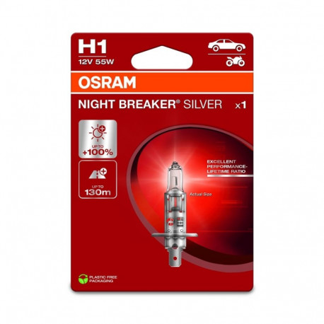 CAR LIGHT 55W 12V P14.5S 10XBLI1 H1