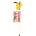 CAT TOY FEATHER FISHING ROD AS