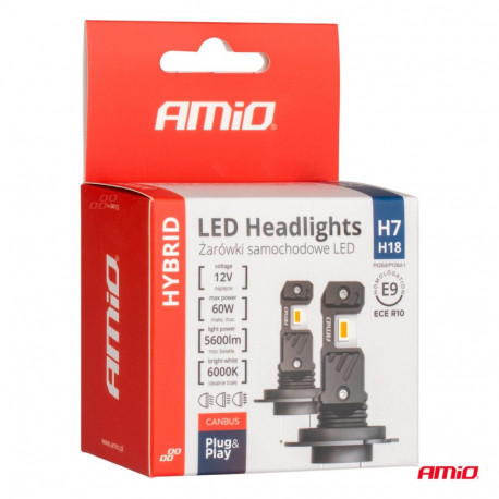 Led H7 2tk H7 H18 6000K 5600lm 12V 60W