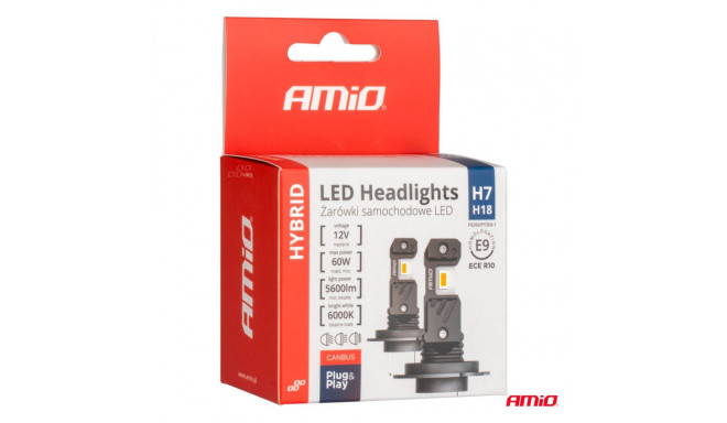 Led H7 2tk H7 H18 6000K 5600lm 12V 60W