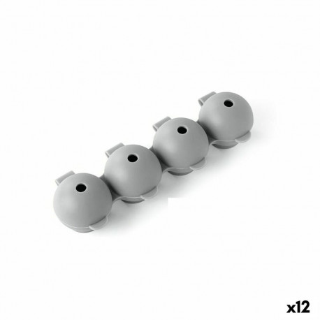 Jääkuubiku Vorm Quttin Sfääriline Silikoon 22 x 7 x 5 cm (12 Ühikut)