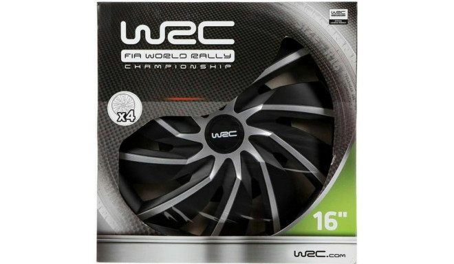 Mototransporta pārsegs WRC WRC 4 Turbo Pelēks Sudrabains Melns matēts 16" 4 Daudzums