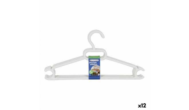 Hangers Leo Dem Leo Plastic 5 Pieces 38 x 17,5 cm (12 Units)