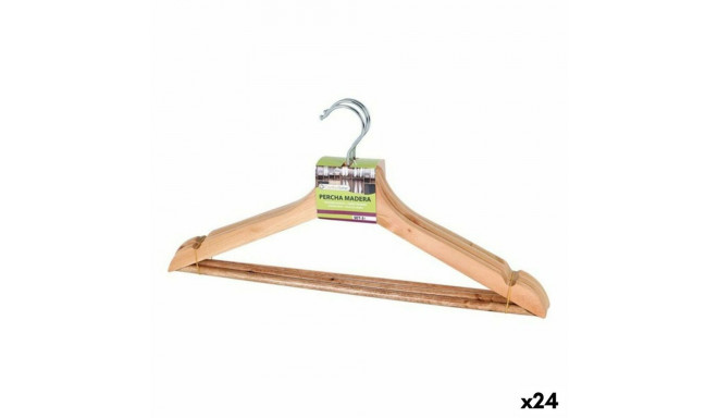 Hangers Confortime Wood 3 Pieces (24 Units)