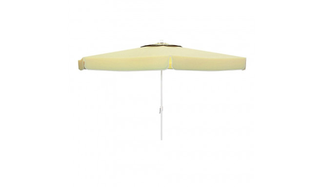 Sunshade Marbueno White Polyester Aluminium Ø 270 cm