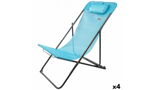 Reguleeritav lamamistool Aktive Sinine 53 x 87 x 78 cm (4 Ühikut)
