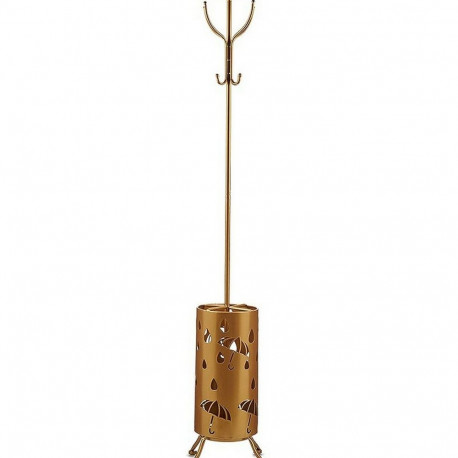 Coat rack Gift Decor J7202609-A J7202609-A Golden Metal 44 x 185 x 44 cm Umbrella stand