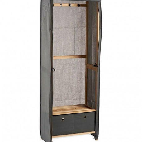 Coat rack Kipit MH18002H MH18002H Grey Wood Cloth 31,5 x 58 x 168 cm