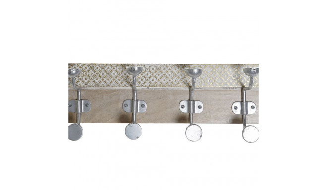 Настенная вешалка DKD Home Decor 46 x 15 x 10 cm Металл Vintage Древесина манго Маринованный