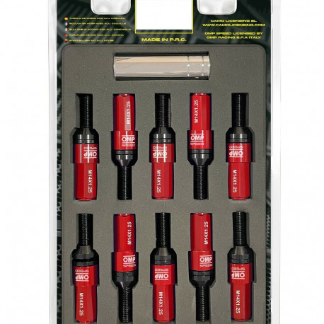Винтовой комплект OMP OMPS09971406 28 mm Красный M14 x 1,25