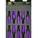 Screw kit OMP OMPS09971211 28 mm Purple M12 x 1,25