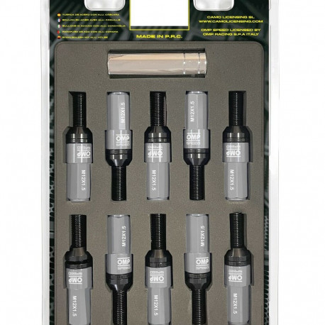Screw kit OMP OMPS09981204 28 mm Grey M12 x 1,50
