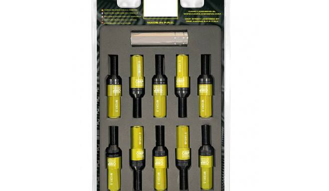Винтовой комплект OMP OMPS09981209 28 mm Жёлтый M12 x 1,50