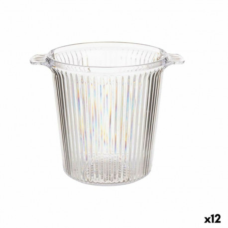 Jää-ämber Leknes CH26183 CH26183 Läbipaistev polüstüreen Triibud 16,5 x 17 x 21 cm (12 Ühikut)