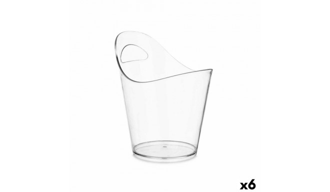 Ice Bucket Transparent Plastic 5 L (6 Units)