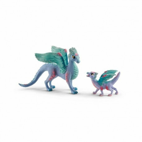 Tegevuskujud Schleich Flower dragon with its little one
