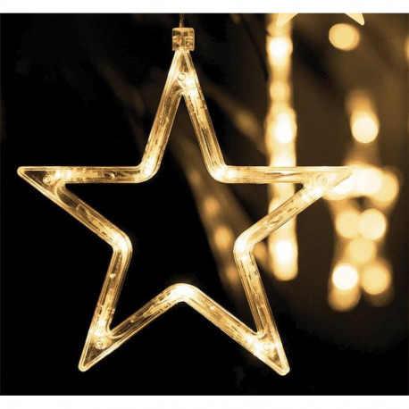 Goodbuy Valguskardinad 138 LED| Tähed | soe valge valgus