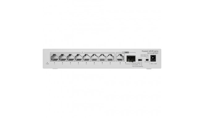 HUAWEI eKit S110 Series S110-8P2ST Unmanaged L2 Gigabit Ethernet (10/100/1000) Power over Ethernet (