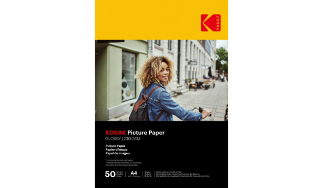 Kodak fotopaber A4 läikiv 230g 50 lehte