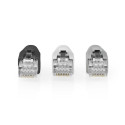 RJ45 Pass Through Connector for CAT6 UTP Solid/Stranded Cables (10 pcs)