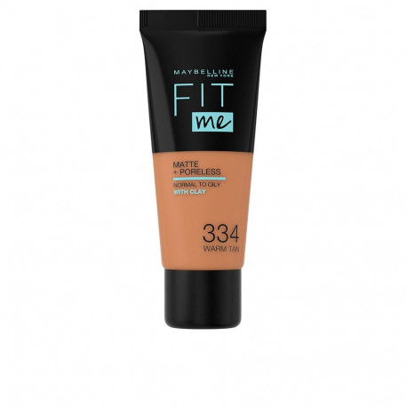 Maybelline jumestuskreem Fit Me! Matte+Poreless #334 30ml, warm tan
