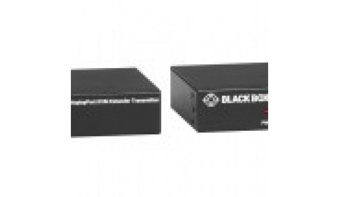 BLACK BOX KVX SERIES KVM EXTENDER OVER FIBER - 4K, SINGLE-HEAD, DISPLAYPORT, USB 2.0 HUB, SERIAL, AU