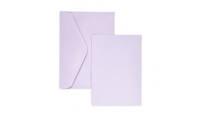 Kaarditoorik ja ümbrik Smooth Satin Lavender C6 – 5tk