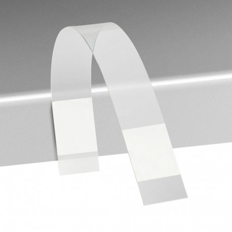 Wobbler – riiulirääkija läbipaistva akrüülteibiga 150mm, 100tk