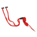 FREESTYLE SHOELACE EARPHONES + MIC FH2112 RED [42780]