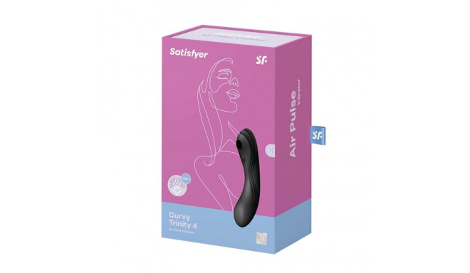 SATISFYER CURVY TRINITY 3 VIBRADOR DE AIRE NEGRO NEGRO 1UN