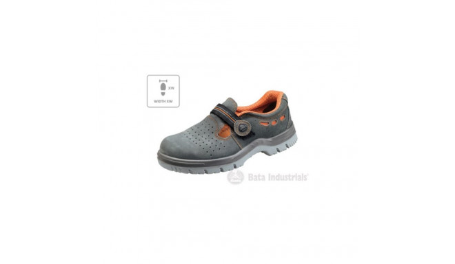 Bata Industrials Riga XW U MLI-B22B3 sandals, dark gray (39)