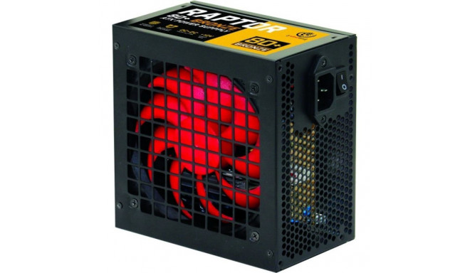 Power supply ATX RAPTOR 500W, BRONZE 80+,Single