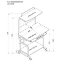 Computer desk mobile