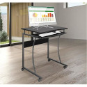 Mobile computer desk 600x480mm black