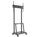 Mobile stand 32-70 inch 70kg with AV Pivot shelf