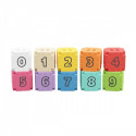 Blocks Mini Waffle Edu - Math cubes 60 pcs