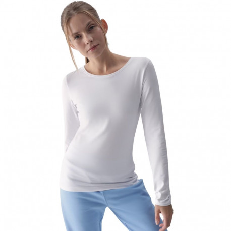Koszulka damska Longsleeve 4F F376 biała 4FWMM00TLONF376 10S M