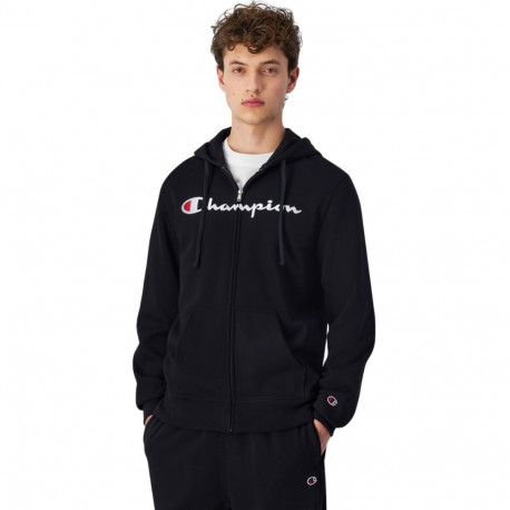 Champion meeste kapuutsiga pusa 220255 KK001 täislukuga 2XL, must
