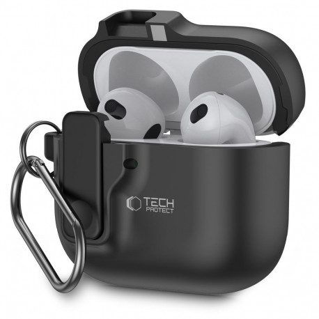 TECH-PROTECT SLIM HOOK APPLE AIRPODS 4 / 5 BLACK
